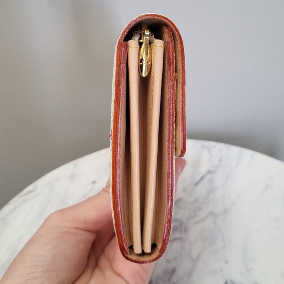 Louis Vuitton White Multicolor Sarah Long Wallet - Picture 5 of 15